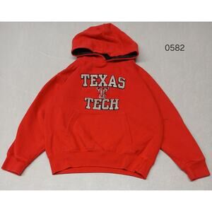 Press Box (Large) Red Youth Comfort Casual Hoodie Slit Pocket Pullover